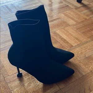 Black Sock heels